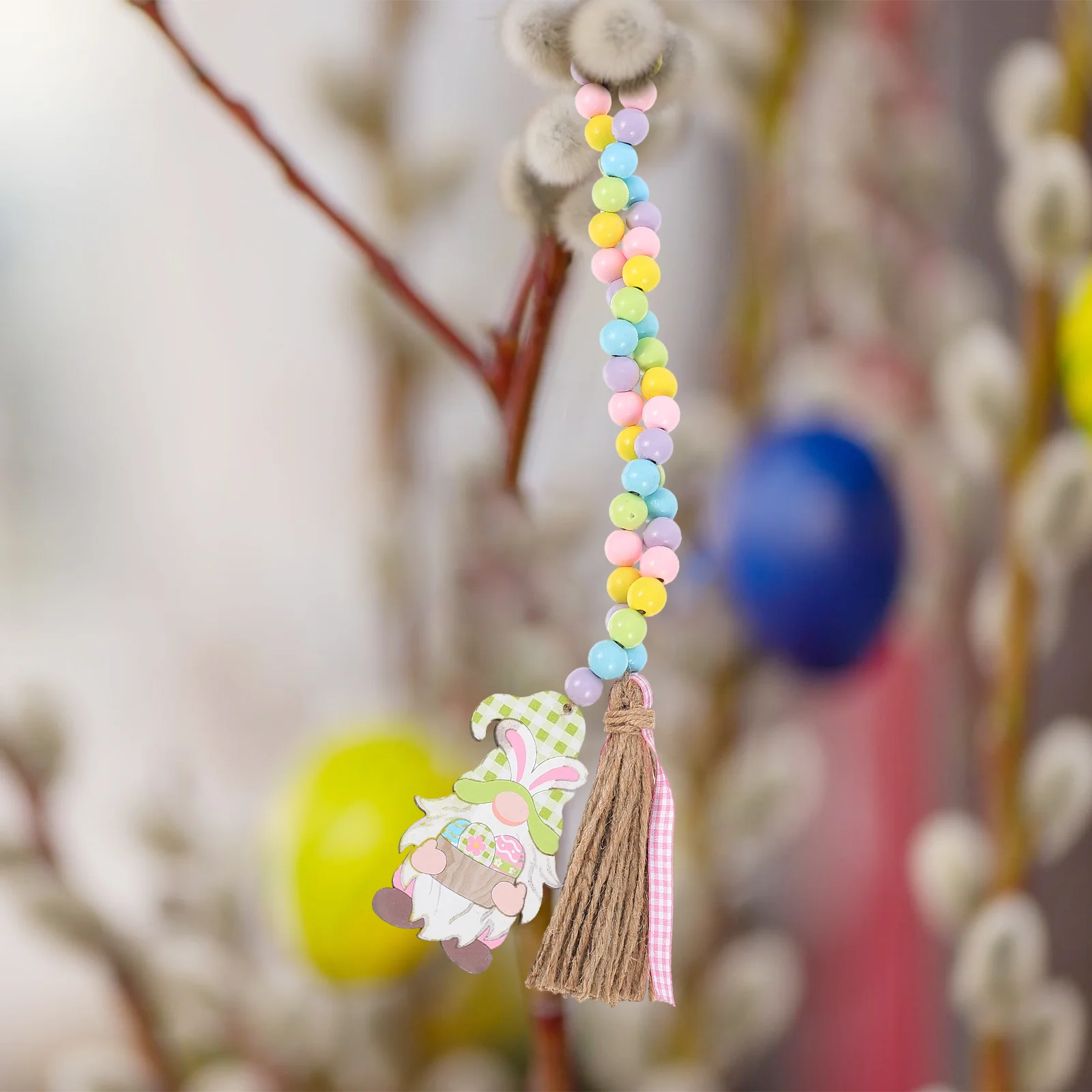 Rabbit Wooden Bead String Decorations Banner Merry Garlands Beaded Wall Hanging Tassel
Rabbit Wooden Bead String Decorations Banner Merry Garlands Beaded Wall Hanging Tassel