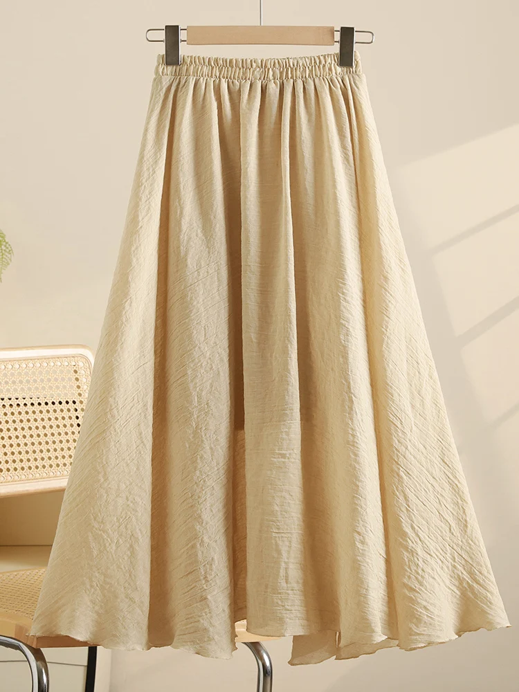 Casual Cotton Linen A-Line Skirt High Waist Double Layer Artistic Long Skirt plus Size Women's Summer Leisure New Style Half ...
Casual Cotton Linen A-Line Skirt High Waist Double Layer Artistic Long Skirt plus Size Women's Summer Leisure New Style Half ...