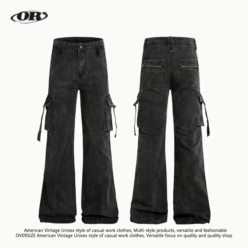 OR FL American Retro Wash With Water Aging Micro 100 Cotton Women Cargo Trousers Multiple Pockets High Street Horn Slacks Pants
OR FL American Retro Wash With Water Aging Micro 100 Cotton Women Cargo Trousers Multiple Pockets High Street Horn Slacks Pants
