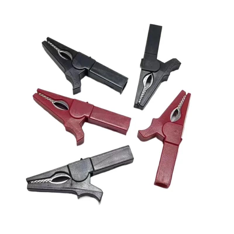 5PCS/MCrocodile Clamp Probe Alligator Clip Alligator DlY Clips Test Probe Black Red ColorSocket Cable Insulated Electric Cli
5PCS/MCrocodile Clamp Probe Alligator Clip Alligator DlY Clips Test Probe Black Red ColorSocket Cable Insulated Electric Cli