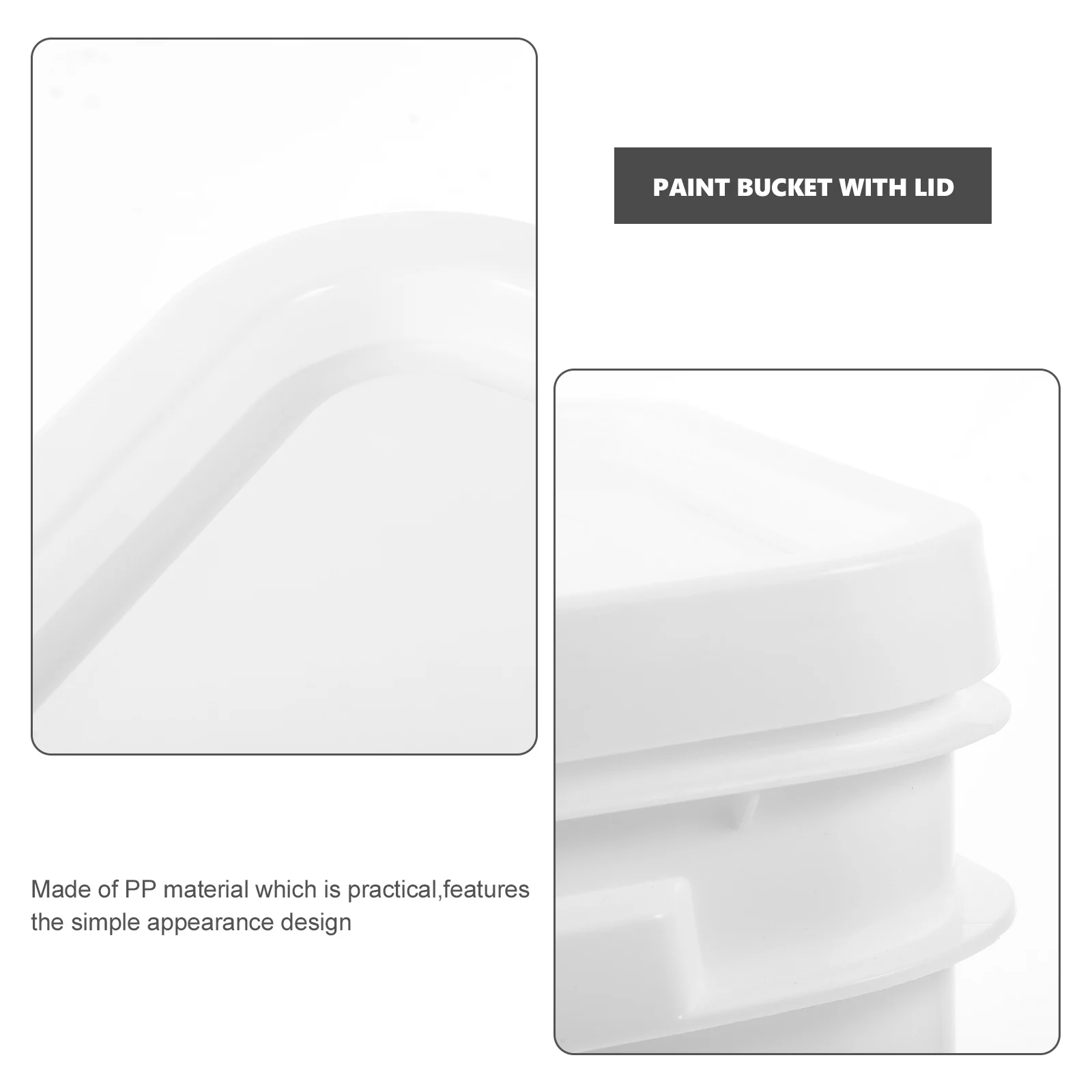 Paint with Handle PP Material Lightweight Round Storage Container for Pigment Art Painting Home Use Empty Pail
Paint with Handle PP Material Lightweight Round Storage Container for Pigment Art Painting Home Use Empty Pail