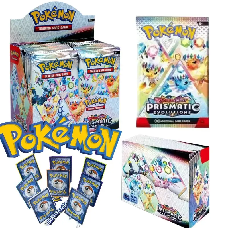 360PCS/Set Pokemon Card MEGA ASCEND HEROES Prismatic Evolutions Scarlet Violet 151 English Booster Battle Transaction Card Gifts
360PCS/Set Pokemon Card MEGA ASCEND HEROES Prismatic Evolutions Scarlet Violet 151 English Booster Battle Transaction Card Gifts