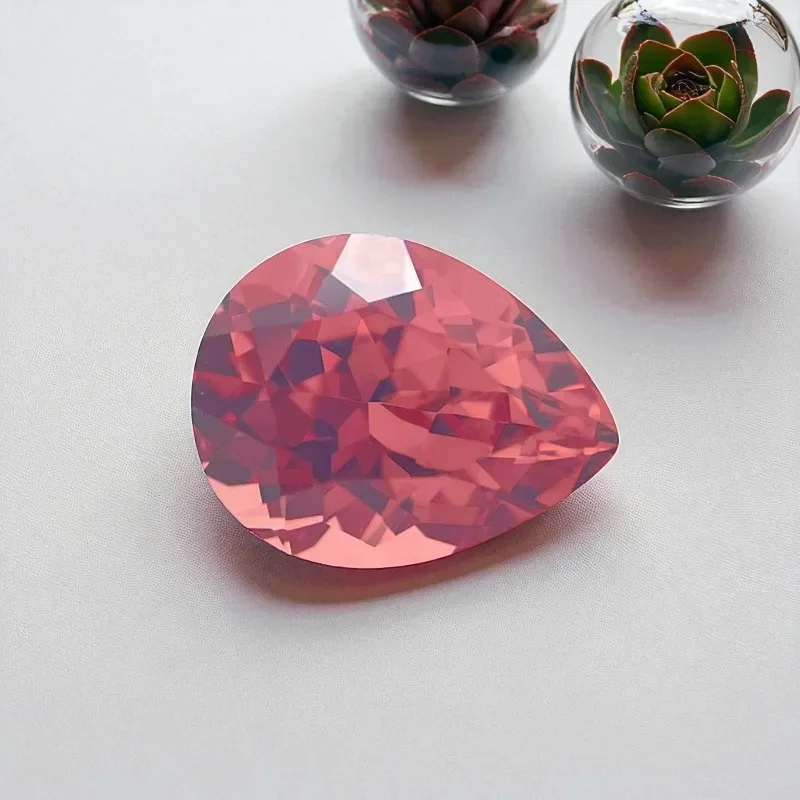 A- High Quality Lab Grown Padparadscha Pear Cut Fire Lotus Color Charms Jewelry Making Main Materials Selectable AGL Certificate
A- High Quality Lab Grown Padparadscha Pear Cut Fire Lotus Color Charms Jewelry Making Main Materials Selectable AGL Certificate