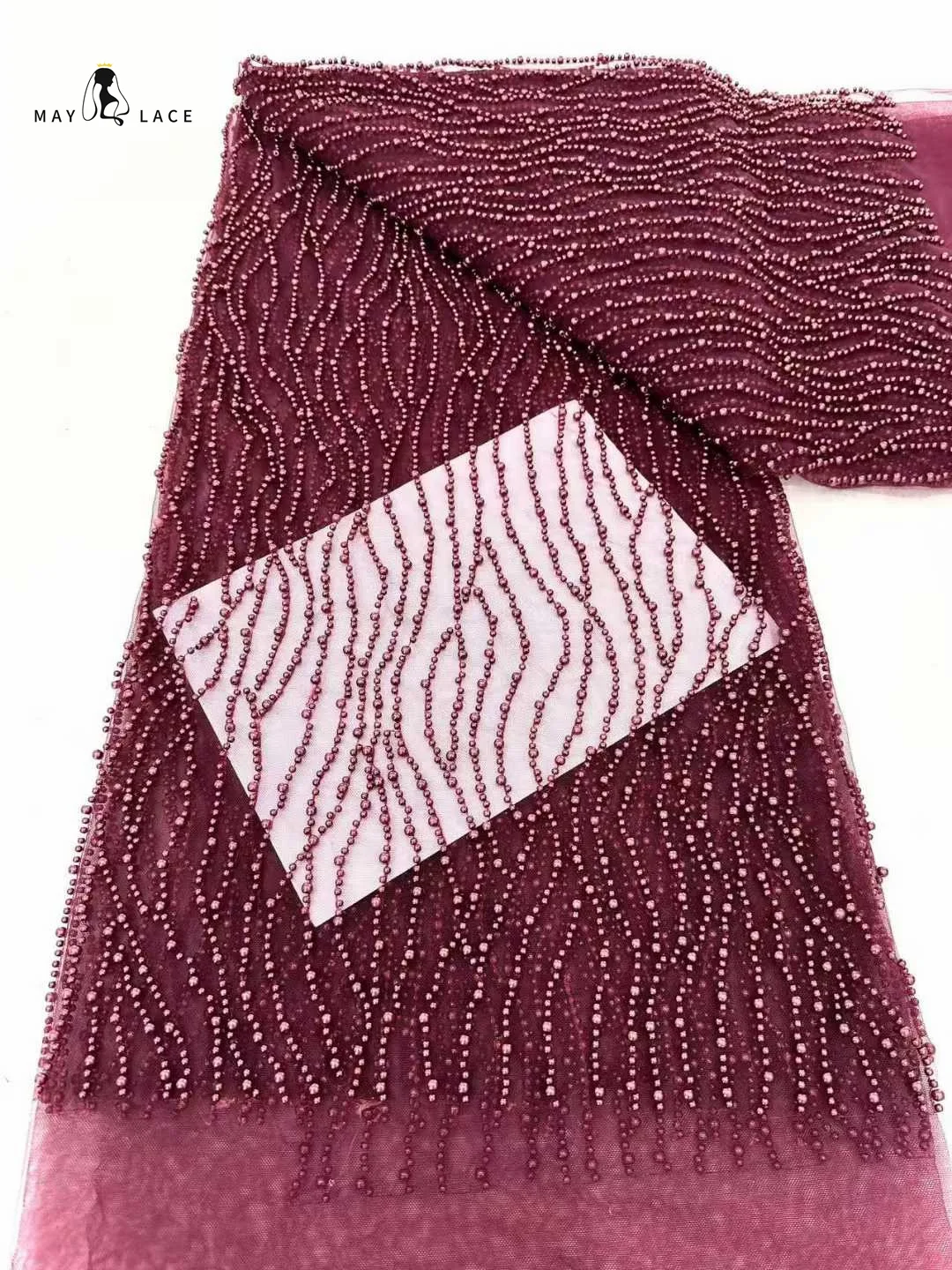 Elegant African Lace Fabric Sequins Embroidery Beads Nigeria Bridal 2025 High Quality French Tulle Lace Fabric For Wedding Dress
Elegant African Lace Fabric Sequins Embroidery Beads Nigeria Bridal 2025 High Quality French Tulle Lace Fabric For Wedding Dress