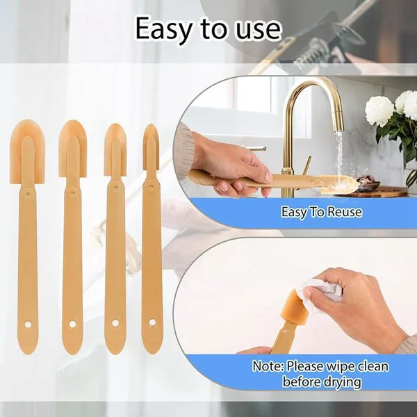 8Pcs Silicone Sealant Finishing Tool Set Rubber Caulk Spatula Extended Length Hand Tool for Home Sealing Repair
8Pcs Silicone Sealant Finishing Tool Set Rubber Caulk Spatula Extended Length Hand Tool for Home Sealing Repair