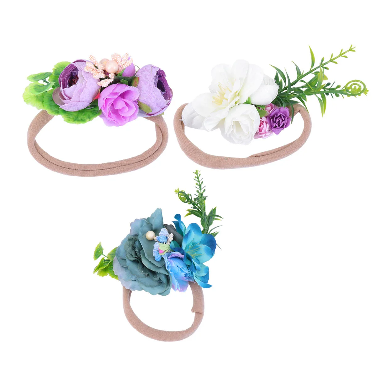 Набор из 3 элегантных эластичных повязок на голову с искусственными цветами для свадьбы, праздников, фотосессий, для девочек, детские повязки для волос, головные уборы
Набор из 3 элегантных эластичных повязок на голову с искусственными цветами для свадьбы, праздников, фотосессий, для девочек, детские повязки для волос, головные уборы