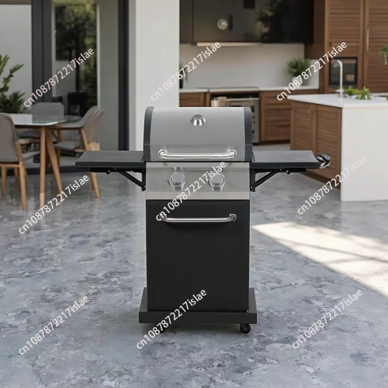 Thickened Folding Stainless Steel Gas Grill, American Style Barbecue Grill for Villa Courtyard Terrace Use
Thickened Folding Stainless Steel Gas Grill, American Style Barbecue Grill for Villa Courtyard Terrace Use