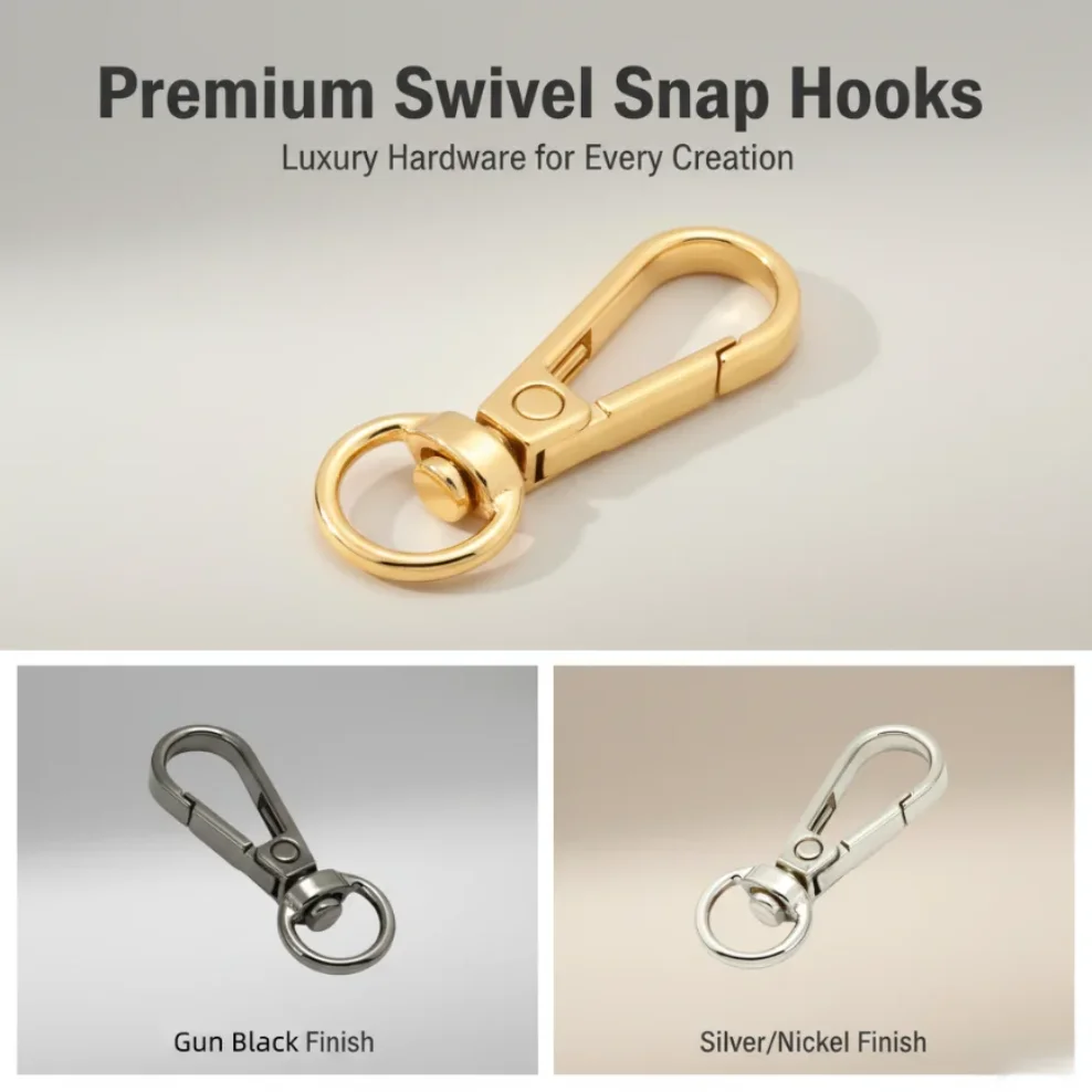 10-40pcs Metal Rotating Dog Buckle Gold Lobster Clasps Hooks for DIY Jewelry Making Key Ring Chain Bag Accessories
10-40pcs Metal Rotating Dog Buckle Gold Lobster Clasps Hooks for DIY Jewelry Making Key Ring Chain Bag Accessories