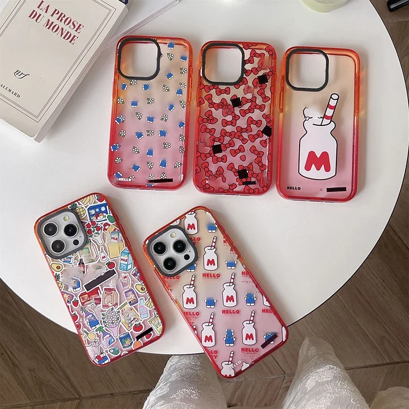 Cartoon Milk Cat Peach Gradient Border 2.0 Acrylic Phone Case Cover for IPhone 11 12 13 14 15 Pro Max Case
Cartoon Milk Cat Peach Gradient Border 2.0 Acrylic Phone Case Cover for IPhone 11 12 13 14 15 Pro Max Case