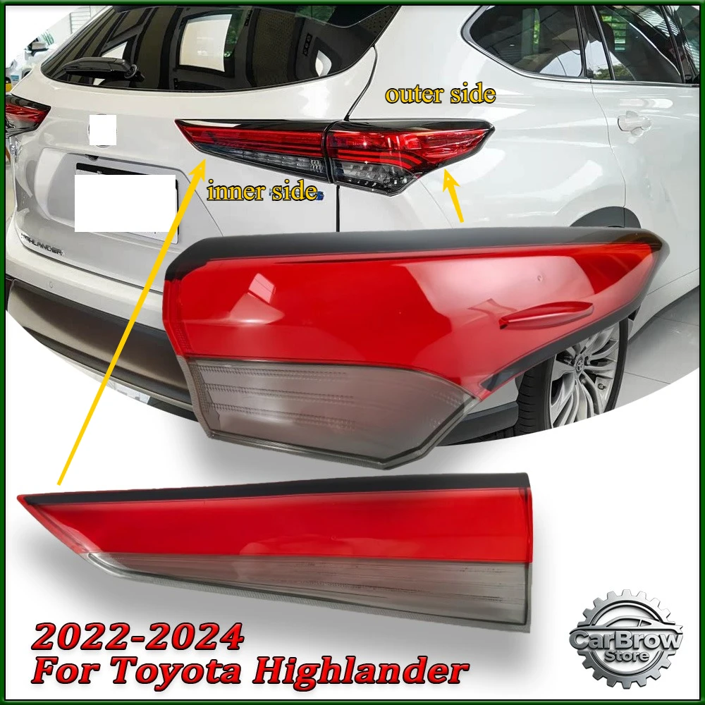 Brake lights Lens Lamp Shade For Toyota Highlander 2022 2023 2024 Taillight Shell Replacement Rear Shell Cover
Brake lights Lens Lamp Shade For Toyota Highlander 2022 2023 2024 Taillight Shell Replacement Rear Shell Cover