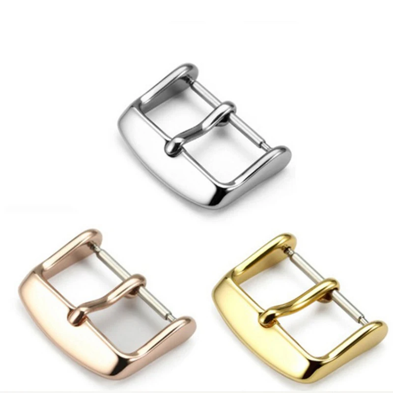 Stainless steel watch buckle 16mm 18mm 20mm 22mm Clasp watch strap accessories electroplated needle buckle UTHAI
Stainless steel watch buckle 16mm 18mm 20mm 22mm Clasp watch strap accessories electroplated needle buckle UTHAI