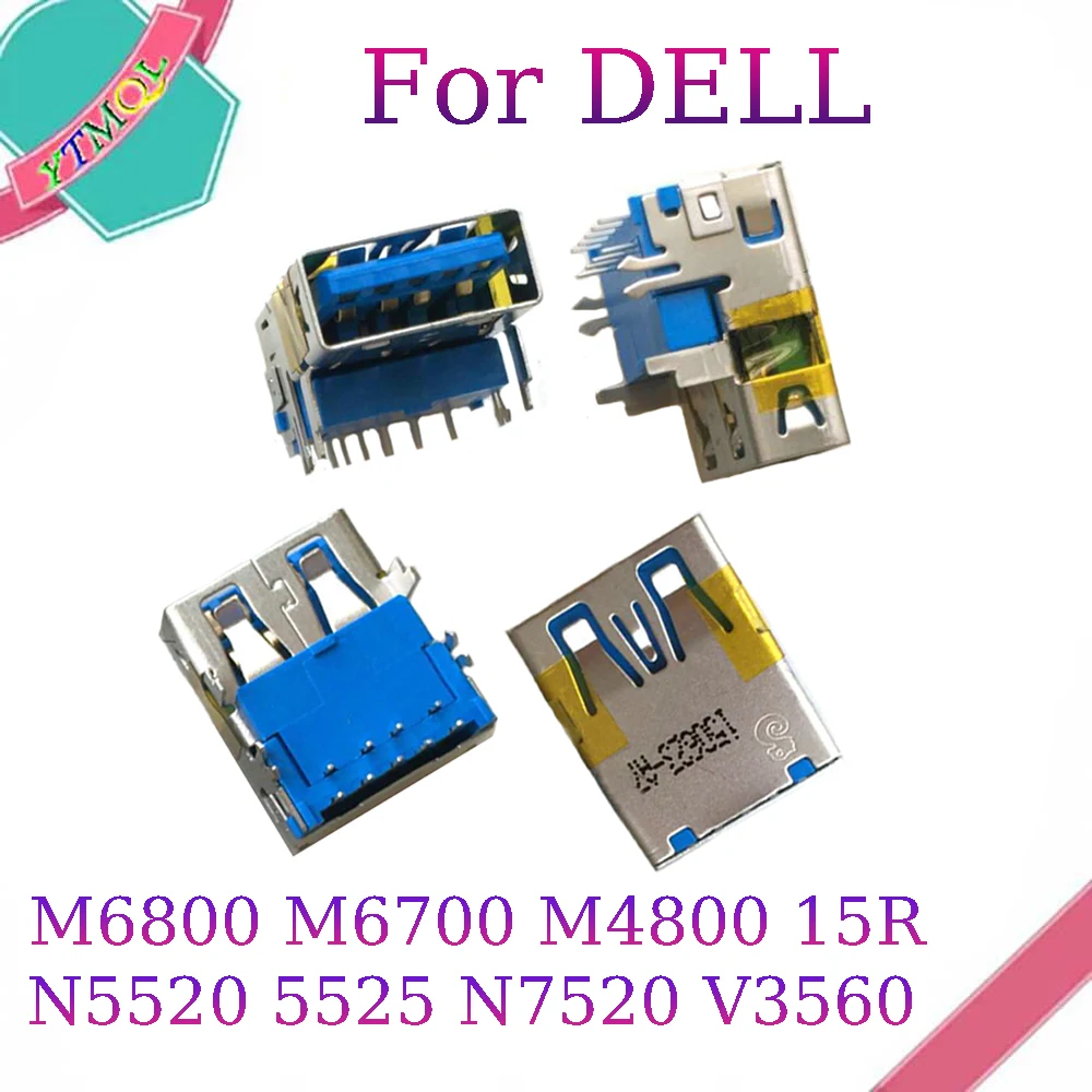 10-100Pcs USB 3.0 Jack Connector Fit For DELL 15R N5520 5525 N7520 V3560 M6800 M6700 M4800 HP lenovoe Laptop USB Charger Socket
10-100Pcs USB 3.0 Jack Connector Fit For DELL 15R N5520 5525 N7520 V3560 M6800 M6700 M4800 HP lenovoe Laptop USB Charger Socket