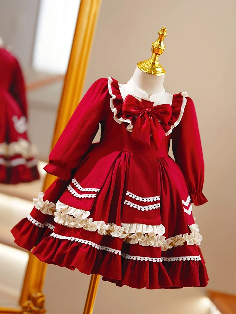 Princ Sle Long Sve Dance Performance Costume Children's loween Outfit Red Puffy Skirt for Girls Faionable Cute
Princ Sle Long Sve Dance Performance Costume Children's loween Outfit Red Puffy Skirt for Girls Faionable Cute