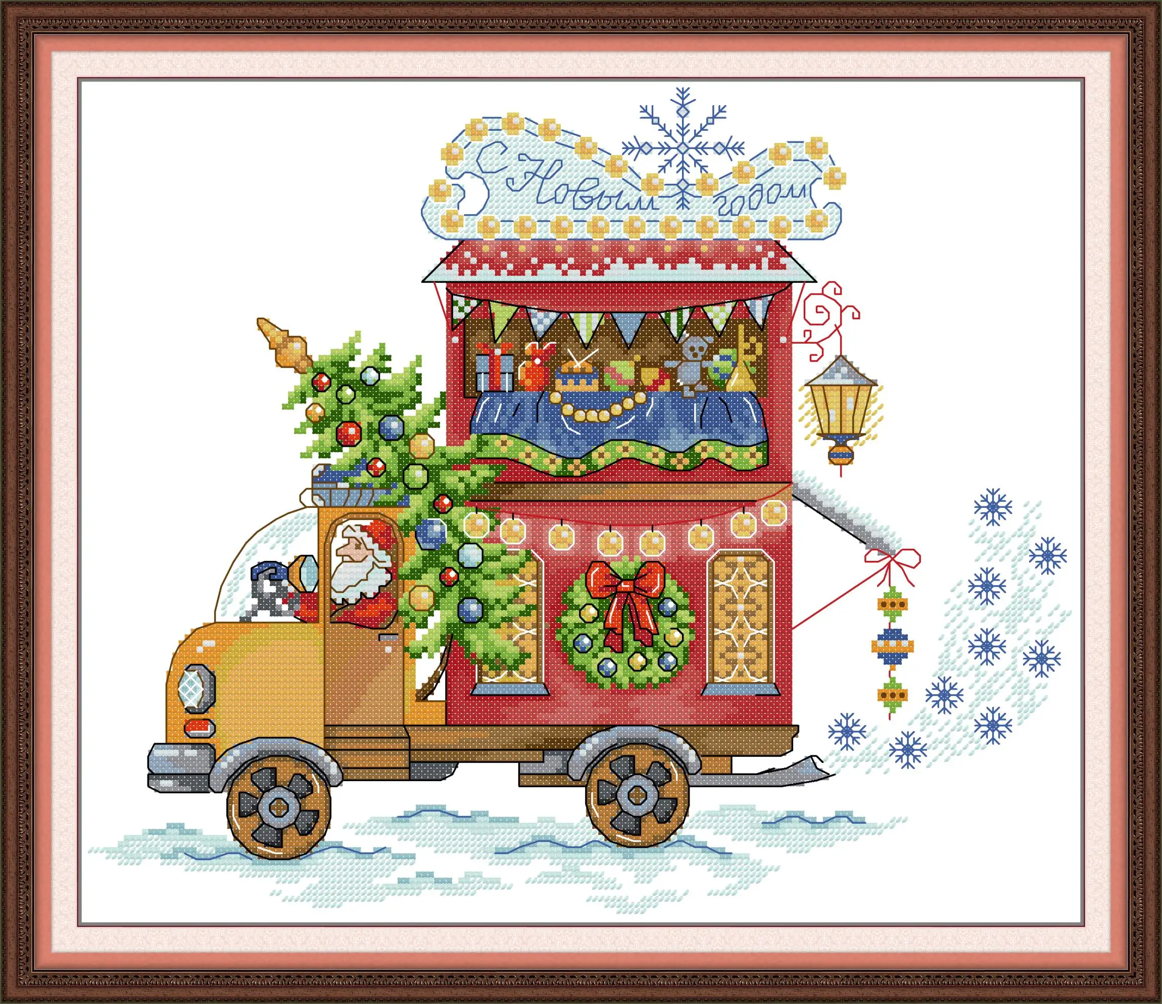 Maydear Cross Stitch Kit,11CT/14CT/16CT/9CT Aida Fabric,DMC Threads Sewing Pattern Embroidery Set-Christmas present
Maydear Cross Stitch Kit,11CT/14CT/16CT/9CT Aida Fabric,DMC Threads Sewing Pattern Embroidery Set-Christmas present