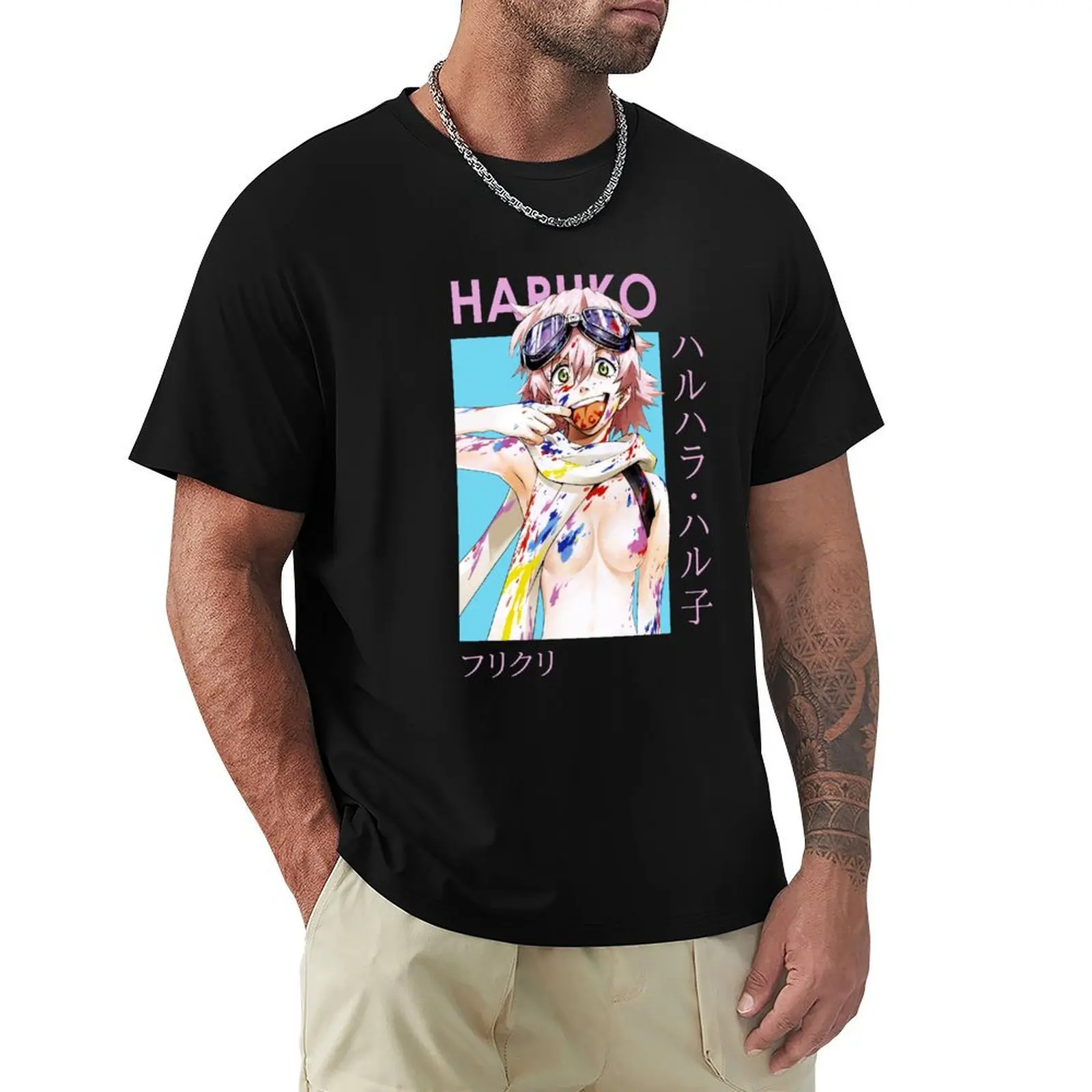 Haruko Haruhara FLCL Card Anime T-Shirt clothes oversized blacks anime mens t shirt
Haruko Haruhara FLCL Card Anime T-Shirt clothes oversized blacks anime mens t shirt