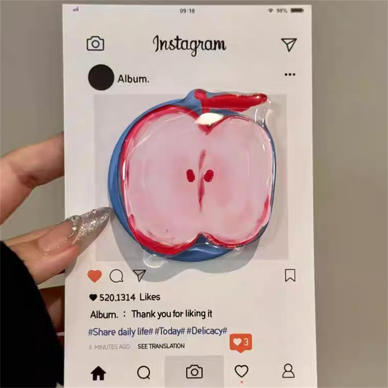 Корейская милая магнитная подставка для Magsafe Grip Tok Griptok, кронштейн, держатель для телефона, поддержка IPhone, Samsung, Pad Smart Tok
Корейская милая магнитная подставка для Magsafe Grip Tok Griptok, кронштейн, держатель для телефона, поддержка IPhone, Samsung, Pad Smart Tok