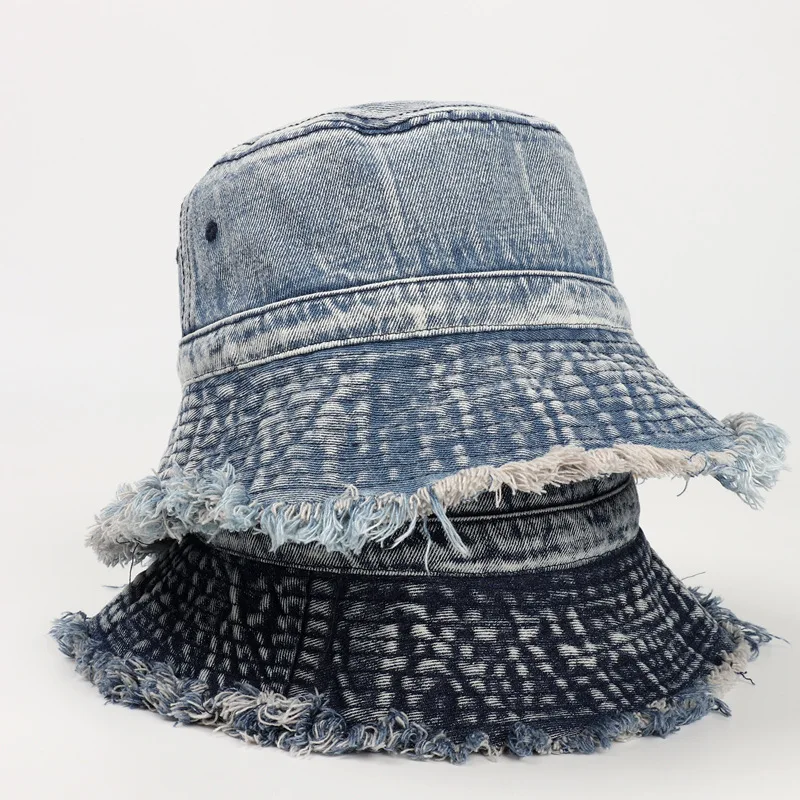 Unisex Tassel Washed Denim Bucket Hats for Women Men Vintage Foldable Cotton Panama Bob Cap Gorros Outdoor Beach Fishing Sun Hat
Unisex Tassel Washed Denim Bucket Hats for Women Men Vintage Foldable Cotton Panama Bob Cap Gorros Outdoor Beach Fishing Sun Hat