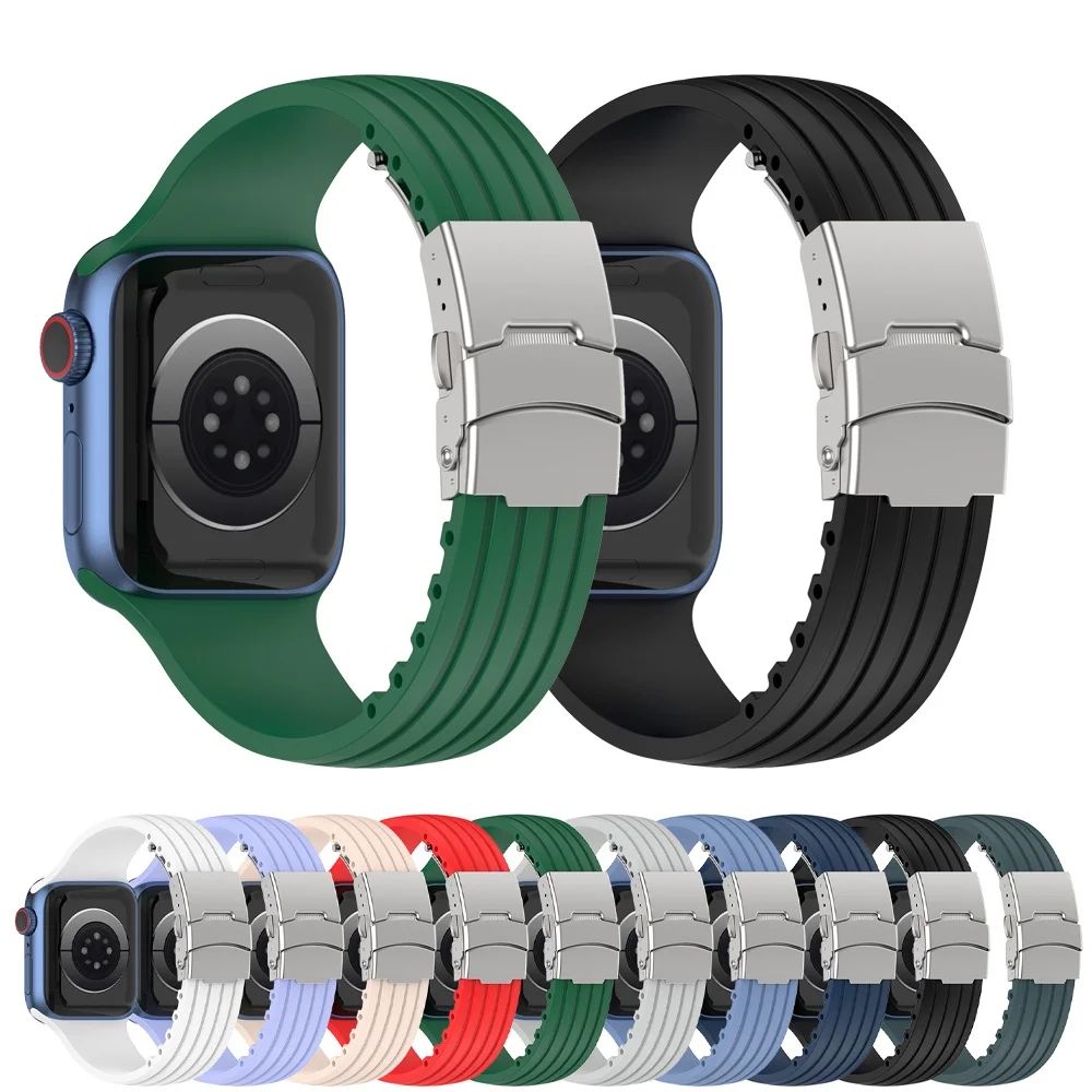 Силиконовый ремешок для Apple Watch band 45 мм 41 мм 44 мм 40 мм 42 мм 38 мм 45 мм, браслет для часов iWatch series 8 7 3 4 5 6 se
Силиконовый ремешок для Apple Watch band 45 мм 41 мм 44 мм 40 мм 42 мм 38 мм 45 мм, браслет для часов iWatch series 8 7 3 4 5 6 se
