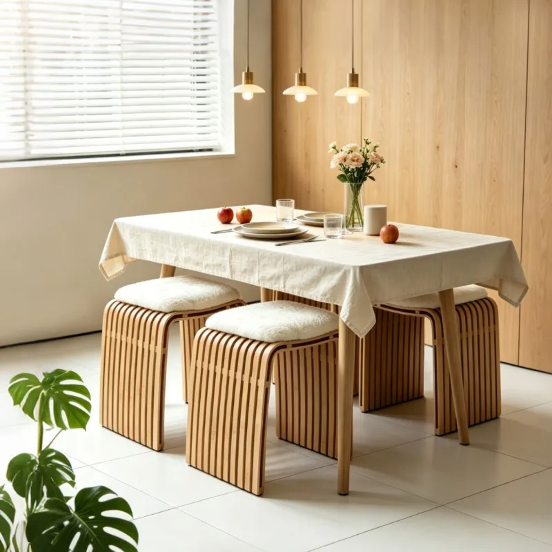 Bamboo Dining Stools Light Luxury Dressing Seat for Bedroom Upholstered Shoe Stools Minimalist Entryway Shoe Changing Bench
Bamboo Dining Stools Light Luxury Dressing Seat for Bedroom Upholstered Shoe Stools Minimalist Entryway Shoe Changing Bench