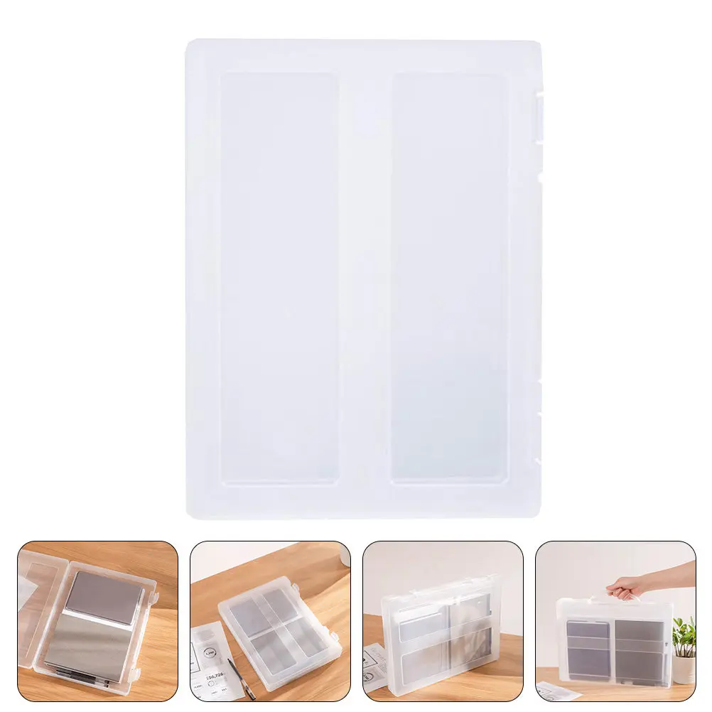 Portable Document Organizer Transparent A4 File Box For Office Paper Storage Handled Plastic Certificate Case Paper Files
Portable Document Organizer Transparent A4 File Box For Office Paper Storage Handled Plastic Certificate Case Paper Files