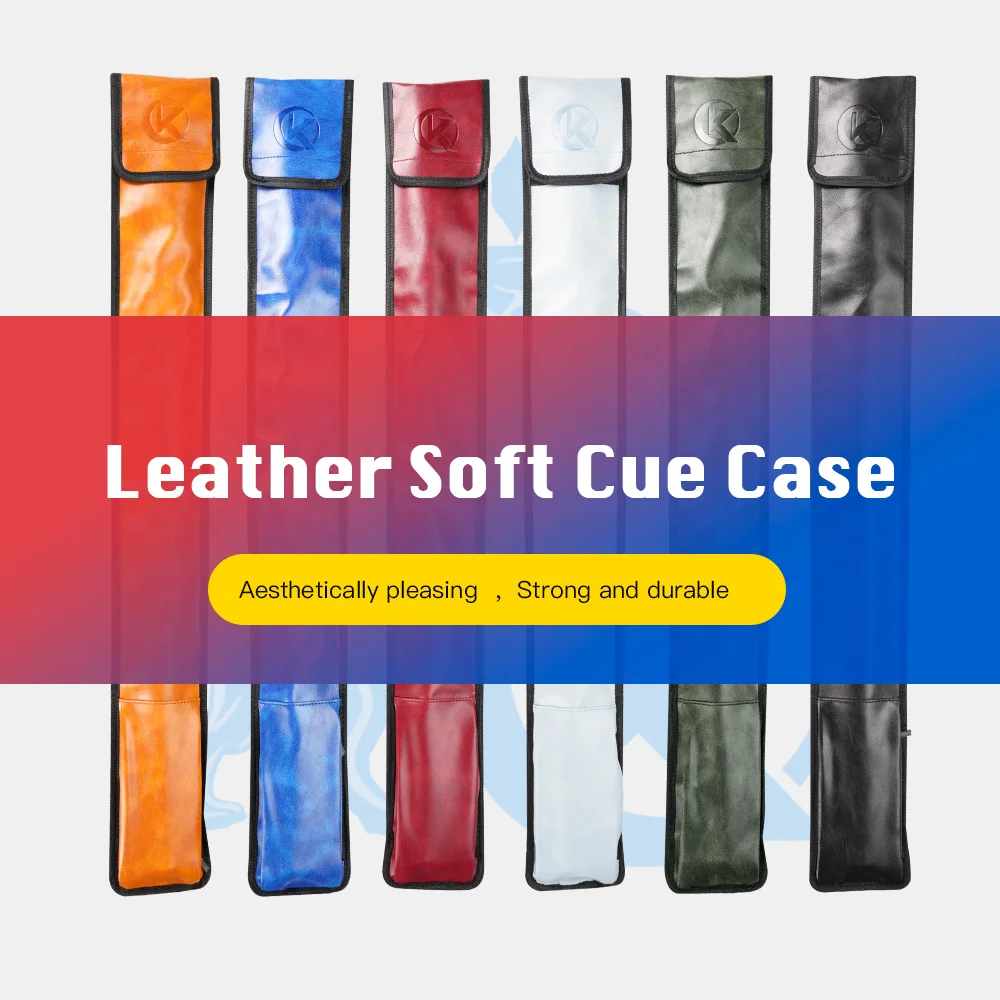 KONLLEN Billiard Cue Case 2 holes 1x1 Pu Leather Cue Case Soft 1 Butt 1 Shaft for 1/2 Carom Pool Cue Billiards Accessories
KONLLEN Billiard Cue Case 2 holes 1x1 Pu Leather Cue Case Soft 1 Butt 1 Shaft for 1/2 Carom Pool Cue Billiards Accessories