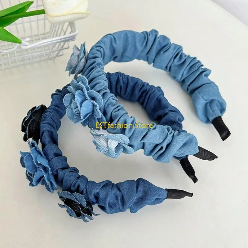 Y5GC Blue Flower Headband for Girl Ladies Hairband for Spa Headband Hair Accessories
Y5GC Blue Flower Headband for Girl Ladies Hairband for Spa Headband Hair Accessories
