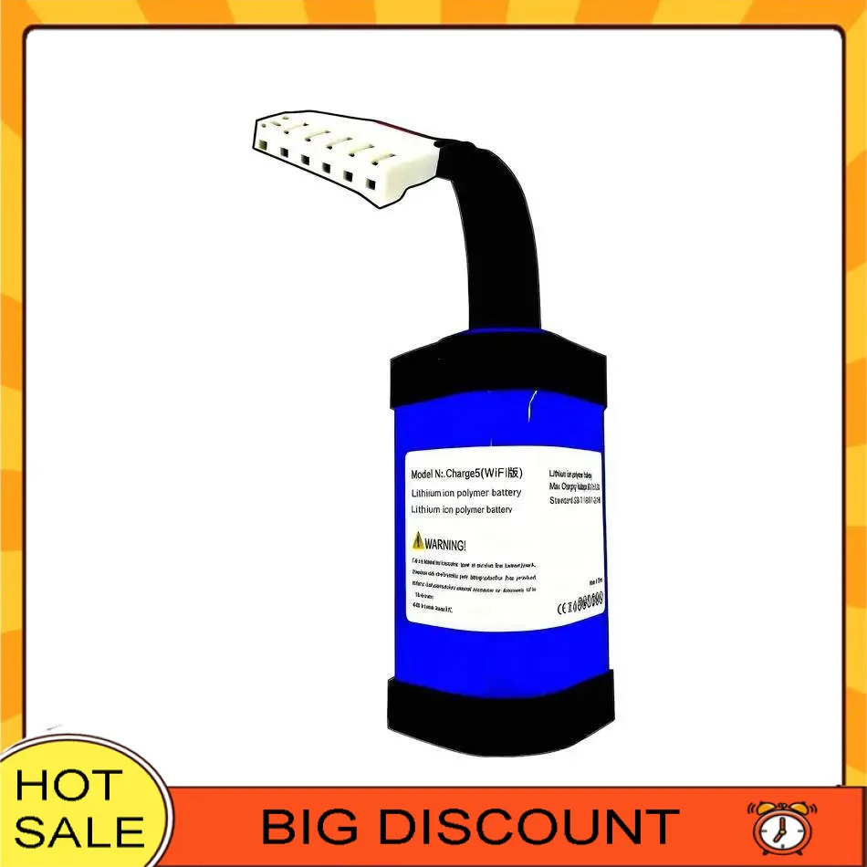 For Jbl Charge 5 Wifi 14100Mah High Compatibility Speaker Battery Capacity 5PRO-INR21700M50LT-1S3P
For Jbl Charge 5 Wifi 14100Mah High Compatibility Speaker Battery Capacity 5PRO-INR21700M50LT-1S3P