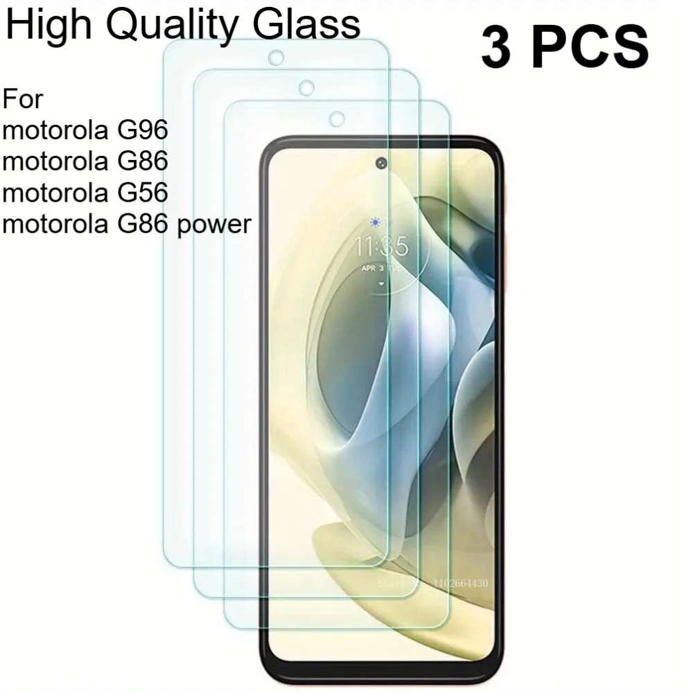 3PCS Smooth Screen Protectors for motorola G96 G86 G56 Round corner Tempered Glass for motorola G56 G96 G86 power Tempered Film
3PCS Smooth Screen Protectors for motorola G96 G86 G56 Round corner Tempered Glass for motorola G56 G96 G86 power Tempered Film