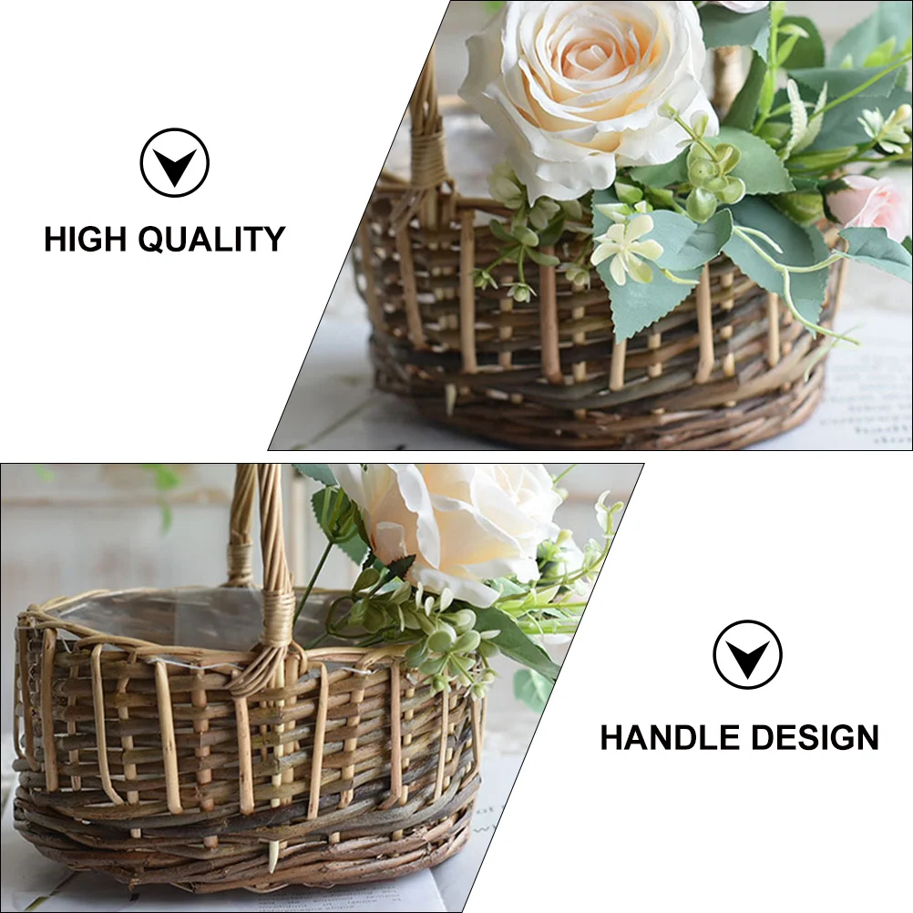 2pcs Rattan Basket for Flowers Weaving Storage Handmade Woven Flower Frame Dried Fresh Grass Home Bedroom Living Room Use
2pcs Rattan Basket for Flowers Weaving Storage Handmade Woven Flower Frame Dried Fresh Grass Home Bedroom Living Room Use
