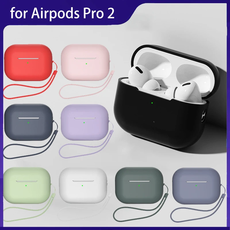 for airpods pro 2 case Silicone Funda Earphone Cases for Airpods Pro 2 Pro2 2022 Protective Cover Coque With Lanyard Accessories
for airpods pro 2 case Silicone Funda Earphone Cases for Airpods Pro 2 Pro2 2022 Protective Cover Coque With Lanyard Accessories