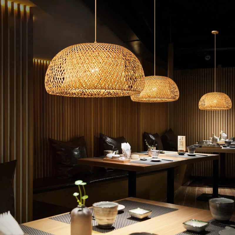 Hand Knitted Chinese Style Weaving Hanging Lamps 18/19/30cm Bamboo Pendant Lamp Restaurant Home Decor Lighting Fixtures
Hand Knitted Chinese Style Weaving Hanging Lamps 18/19/30cm Bamboo Pendant Lamp Restaurant Home Decor Lighting Fixtures