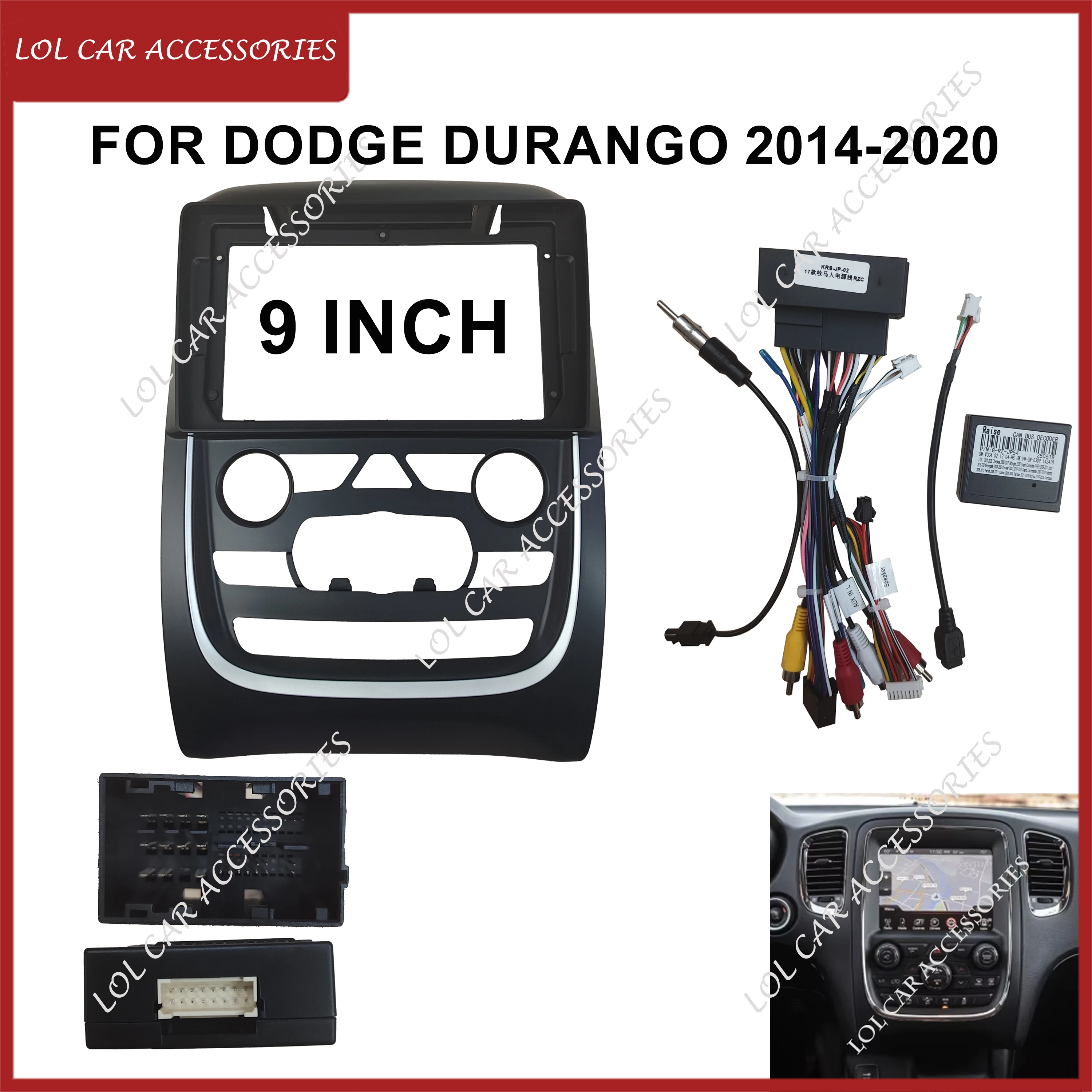 9 Inch For DODGE Durango 2014-2020 Car Radio Stereo GPS MP5 Android Player Head Unit 2 Din Fascia Panel Dashboard Frame Cover
9 Inch For DODGE Durango 2014-2020 Car Radio Stereo GPS MP5 Android Player Head Unit 2 Din Fascia Panel Dashboard Frame Cover