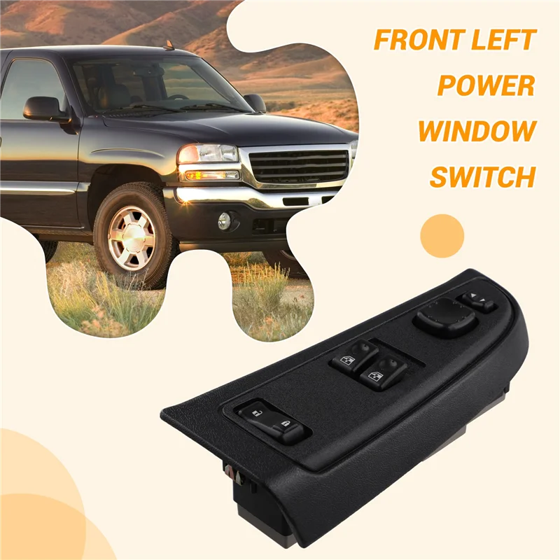Efficientt-15883318 Power Window Switch Door Lock Front Driver Side For 2003-2007 Silverado GMC Sierra DWS-226
Efficientt-15883318 Power Window Switch Door Lock Front Driver Side For 2003-2007 Silverado GMC Sierra DWS-226