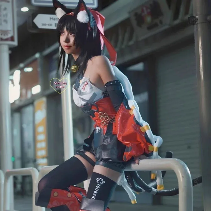 Zenless Zone Zero Nekomiya Mana Nekomata Cosplay Costume Uniform Tail Leggings Cunning Hares Halloween Party for Women Girls
Zenless Zone Zero Nekomiya Mana Nekomata Cosplay Costume Uniform Tail Leggings Cunning Hares Halloween Party for Women Girls