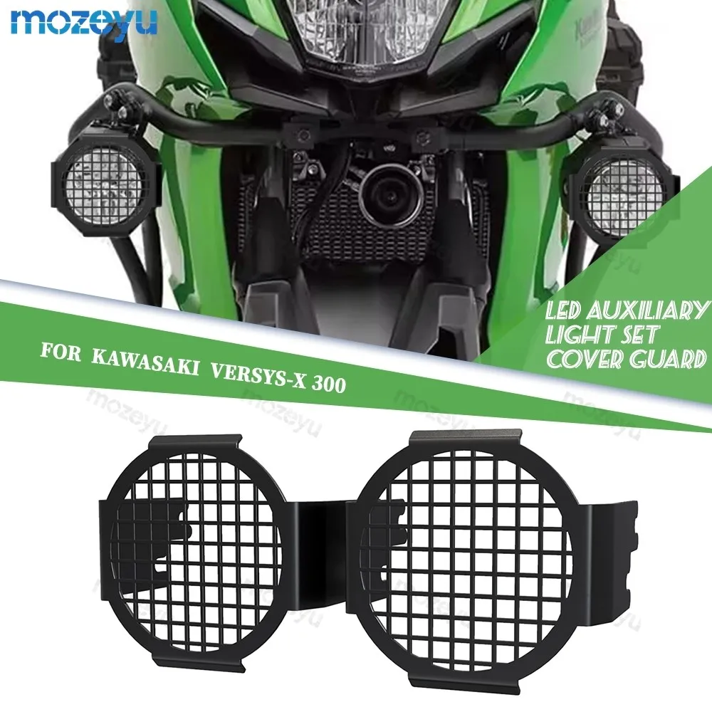 For KAWASAKI VERSYS-X 300 VERSYS X300 Fog Light Protection Guard Spotlight Auxiliary Light Cover 2017-2026 Motorcycle Accessory
For KAWASAKI VERSYS-X 300 VERSYS X300 Fog Light Protection Guard Spotlight Auxiliary Light Cover 2017-2026 Motorcycle Accessory