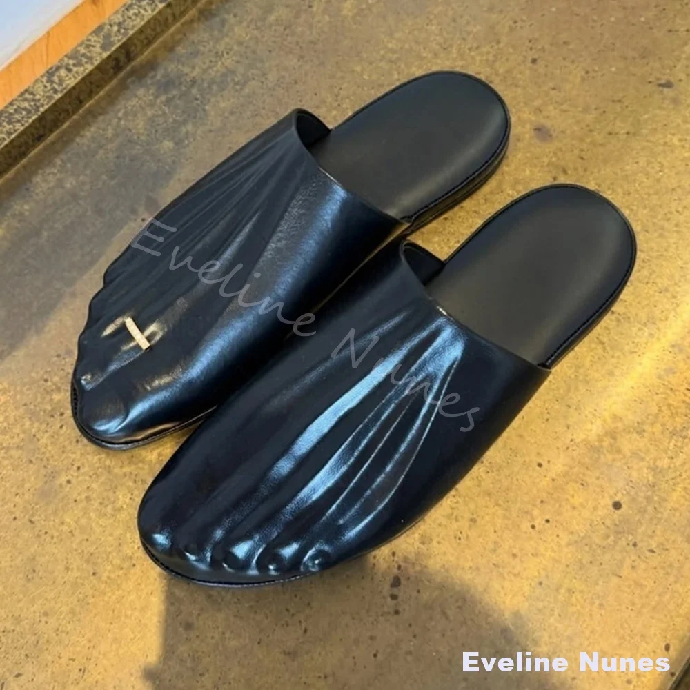 Тапочки ручной работы с пятью пальцами, женские роскошные креативные дизайнерские женские тапочки на плоской подошве, 2026, уникальные повседневные тапочки из натуральной кожи
Тапочки ручной работы с пятью пальцами, женские роскошные креативные дизайнерские женские тапочки на плоской подошве, 2026, уникальные повседневные тапочки из натуральной кожи