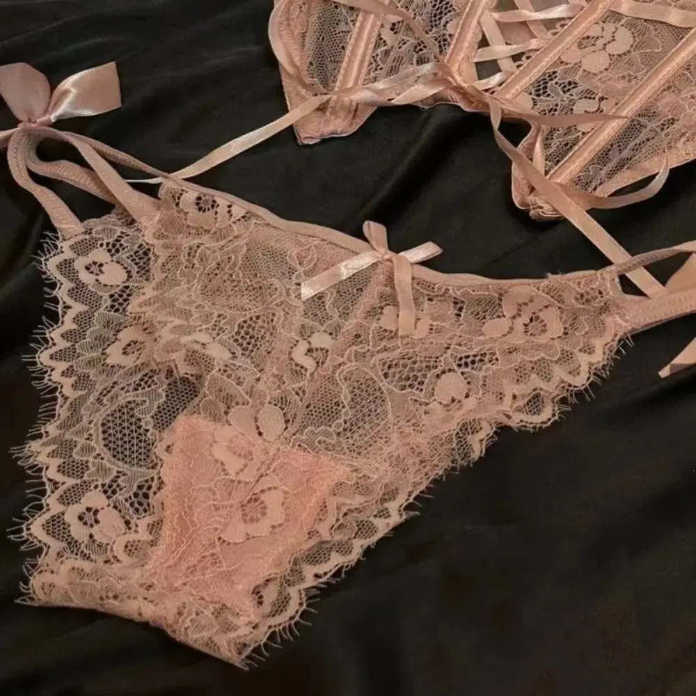 Страстный комплект, кружевные трусы-бретельки, комплект с полой сеткой, ночная рубашка с бантом, кружевной корсет без рукавов, облегающее женское нижнее белье, униформа
Страстный комплект, кружевные трусы-бретельки, комплект с полой сеткой, ночная рубашка с бантом, кружевной корсет без рукавов, облегающее женское нижнее белье, униформа