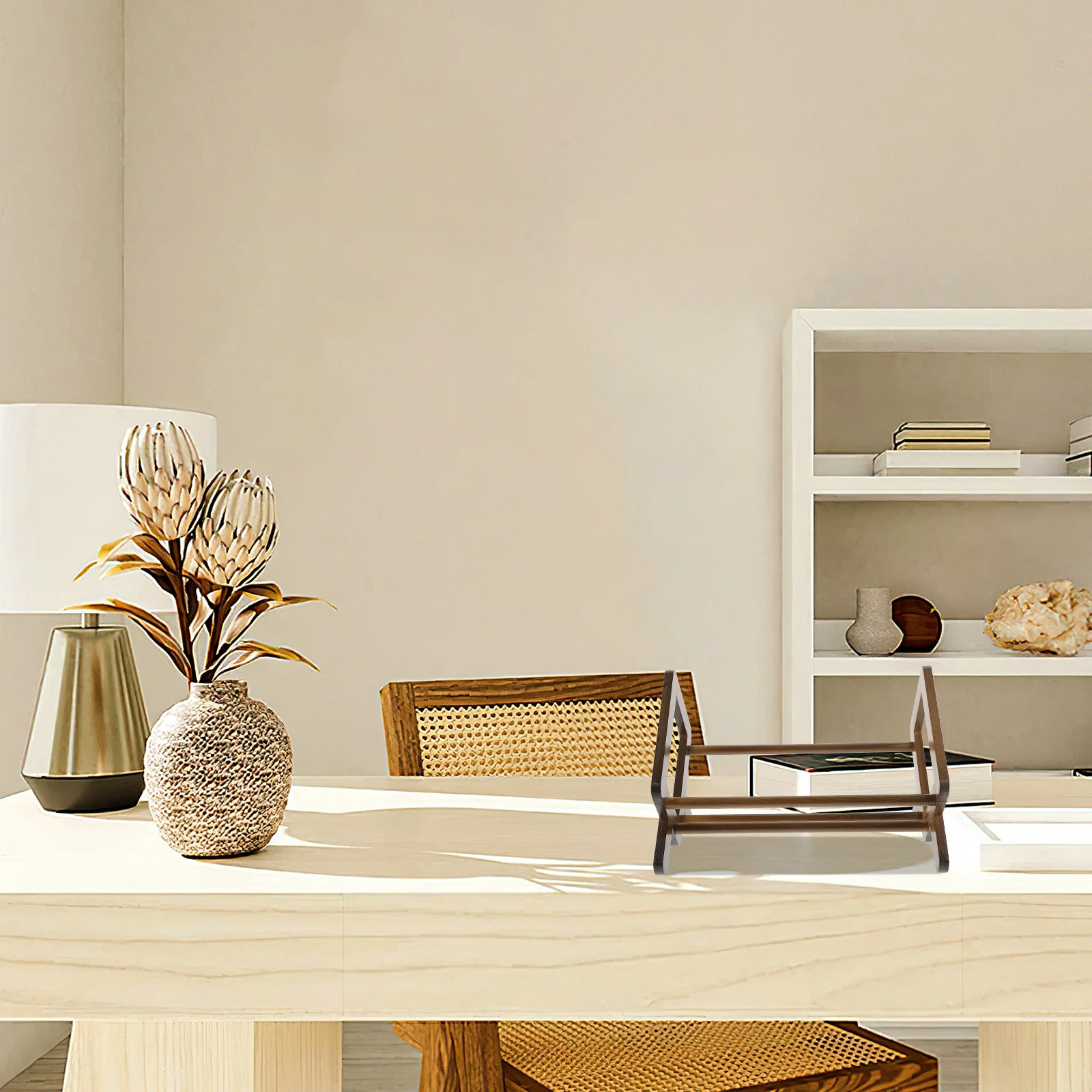 Desktop Bookcase Bamboo Sturdy Book Storage Rack Organizer Bookshelf Magazine Stand for Office Home Desktop Bookshelf
Desktop Bookcase Bamboo Sturdy Book Storage Rack Organizer Bookshelf Magazine Stand for Office Home Desktop Bookshelf