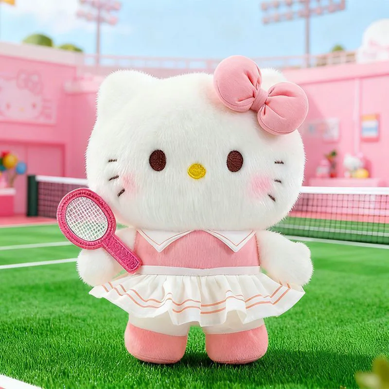 Official Sanrio Hello Kitty Tennis Costume Plush Toy Fluffy Stuffed Doll with Tennis Racket for Girls Creativity Birthday Gift
Official Sanrio Hello Kitty Tennis Costume Plush Toy Fluffy Stuffed Doll with Tennis Racket for Girls Creativity Birthday Gift
