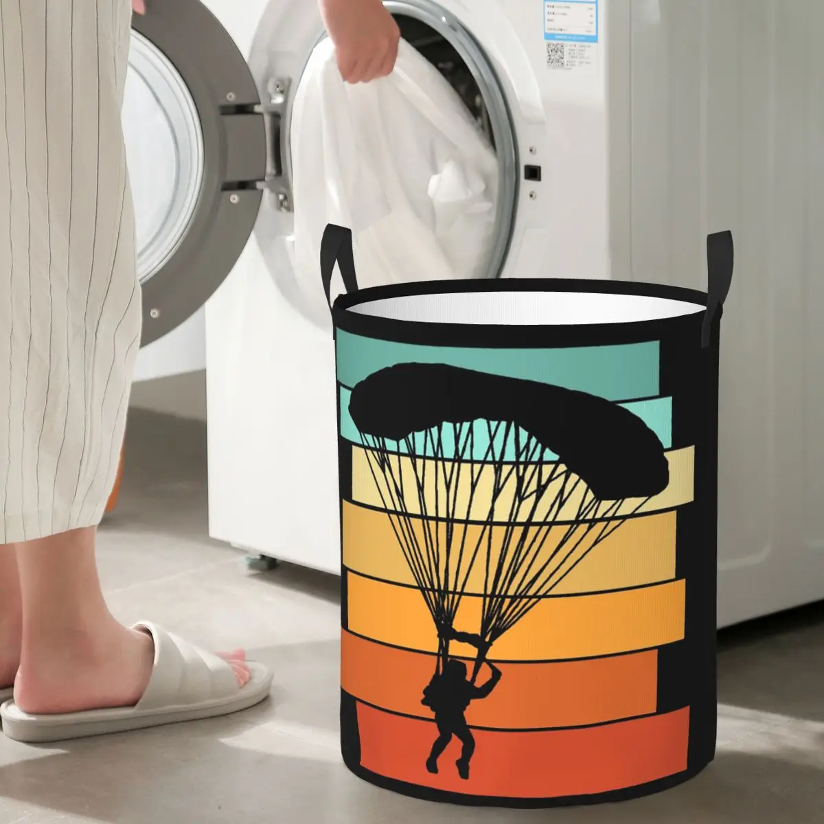 Laundry Collector Paragliding Foldable Laundry Basket Large Storage Children Washing Basket Home Organizer
Laundry Collector Paragliding Foldable Laundry Basket Large Storage Children Washing Basket Home Organizer