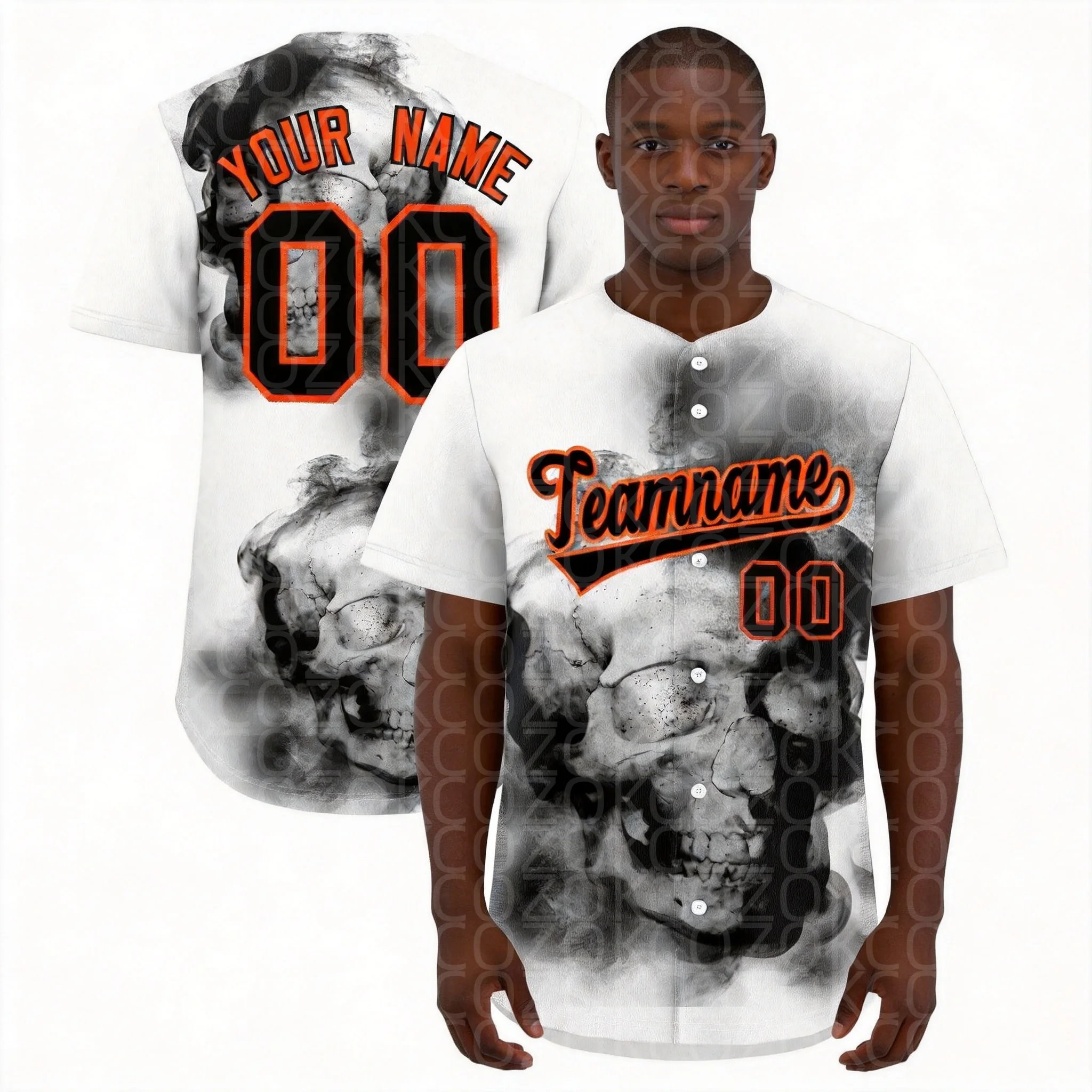 Skull Baseball Jersey Men Women Short Sleeve Shirt 3D Printed Shirt Team Shirts Hip Hop Unisex Tops
Skull Baseball Jersey Men Women Short Sleeve Shirt 3D Printed Shirt Team Shirts Hip Hop Unisex Tops