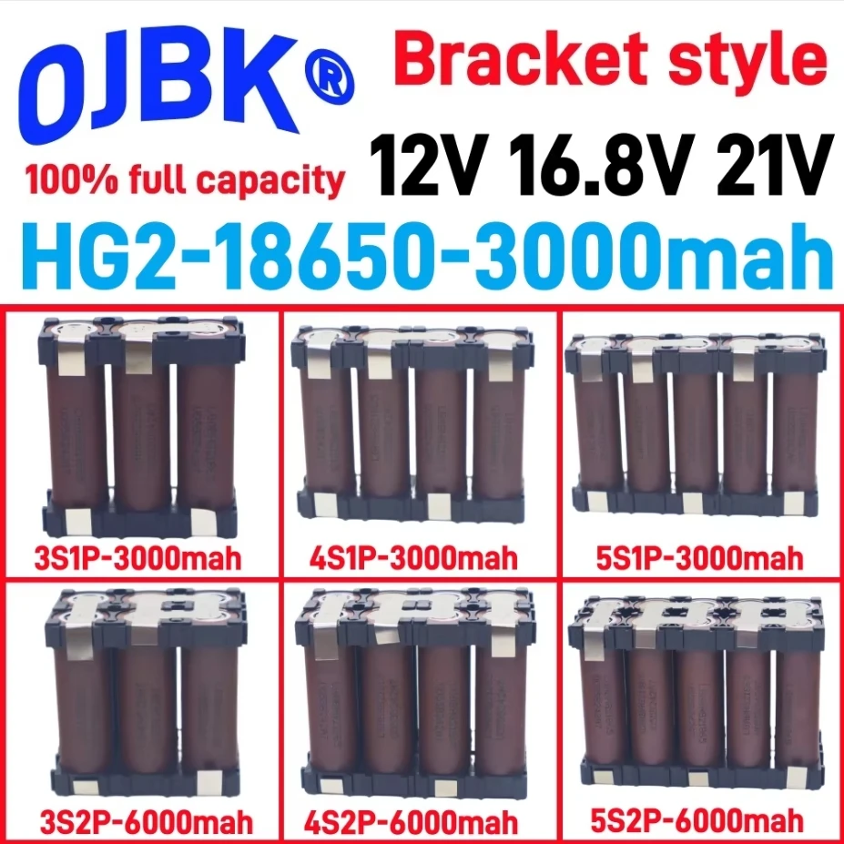 100% Original 18650 HG2 3000mAh 6000mAh 20amp 3S4S5sSS12.6V14.8V18v for DIY Screwdriver Battery Welding Battery Pack
100% Original 18650 HG2 3000mAh 6000mAh 20amp 3S4S5sSS12.6V14.8V18v for DIY Screwdriver Battery Welding Battery Pack