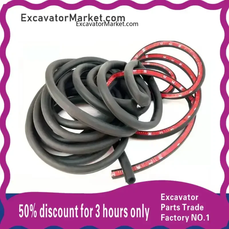 For LOVOL 60 65 80 150 170 220 360 Cab New Door Sealing Rubber Sealing Soundproof Leather High Quality parts 1M excavator Parts
For LOVOL 60 65 80 150 170 220 360 Cab New Door Sealing Rubber Sealing Soundproof Leather High Quality parts 1M excavator Parts