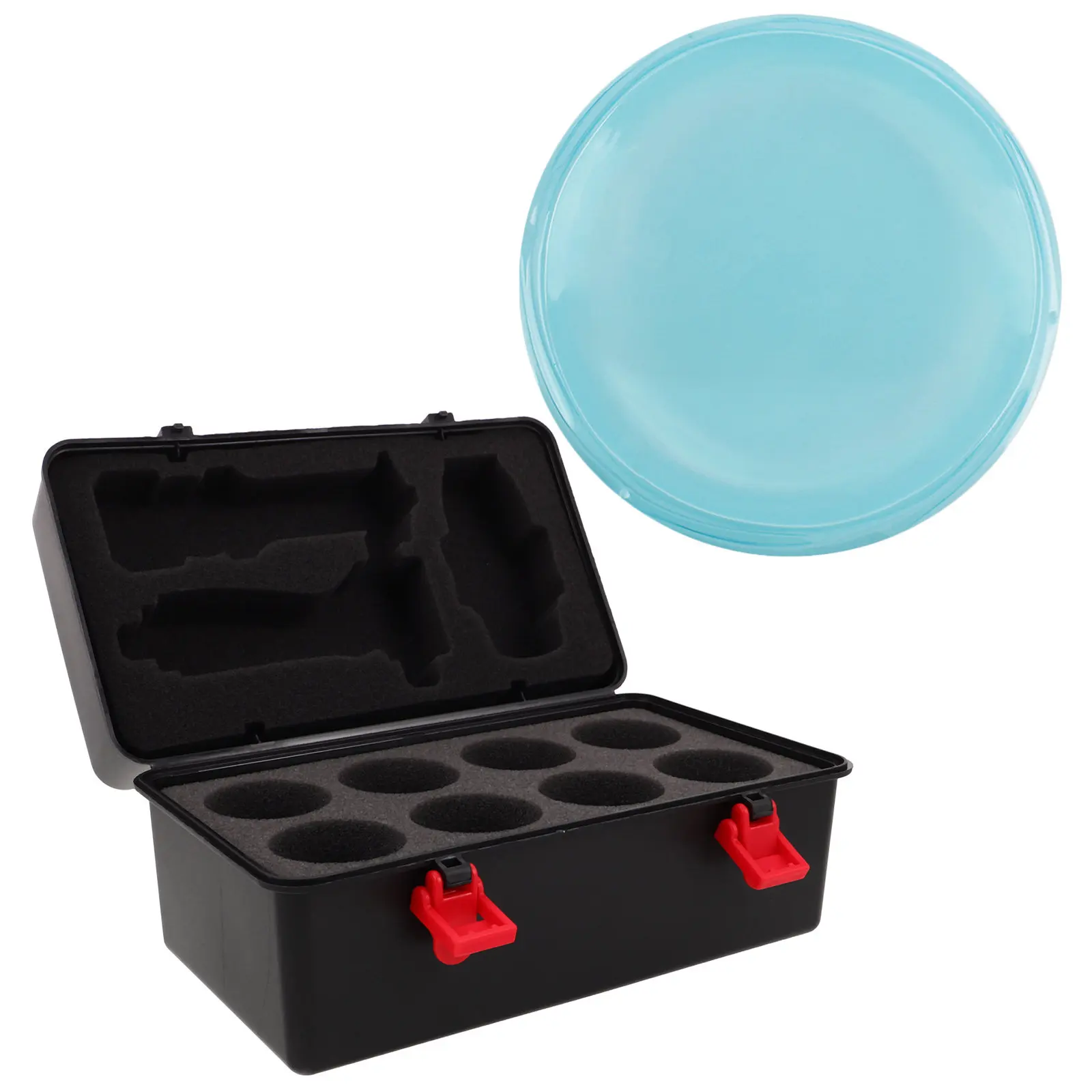 Портативный прочный пластиковый кейс для хранения 8.65x4.72x4.32 дюйма с мягким губчатым наполнителем и надежной застежкой для переноски
Портативный прочный пластиковый кейс для хранения 8.65x4.72x4.32 дюйма с мягким губчатым наполнителем и надежной застежкой для переноски