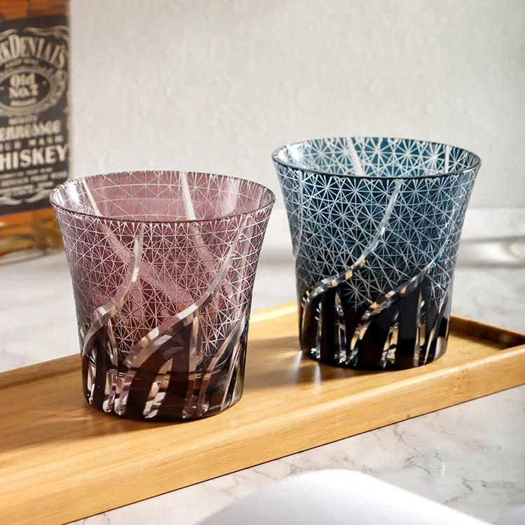 Edo cut cup, hand-carved whiskey glass, Japanese crystal glass, heart of the ocean, foreign wine cup, spirit cup
Edo cut cup, hand-carved whiskey glass, Japanese crystal glass, heart of the ocean, foreign wine cup, spirit cup