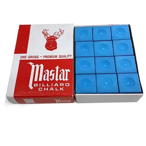 Master Chalk 12pcs Chalk Billiard Chalk Billiard Billiard Cue