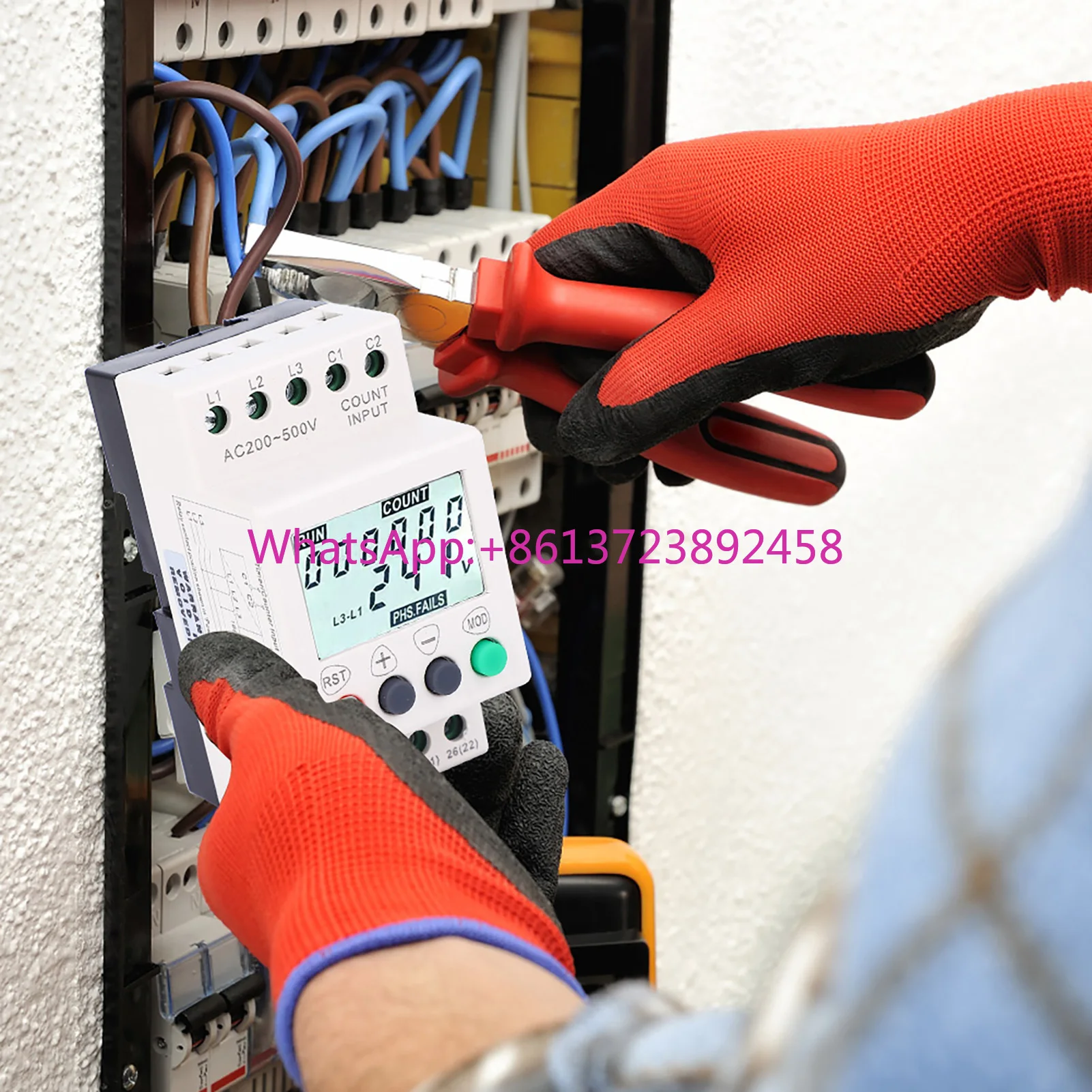 RD6-W LCD Display Under Over Voltage Phase Sequence Protector 3 Phase Voltage Monitor Relay
RD6-W LCD Display Under Over Voltage Phase Sequence Protector 3 Phase Voltage Monitor Relay