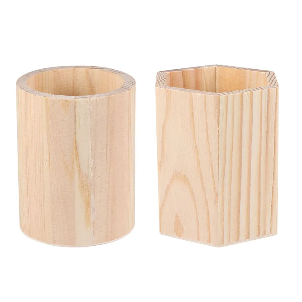 2pcs Solid Wood Pen Holders Natural Wooden Pencil Organizers Desktop Storage Containers Portable Stationery Buckets Makeup Brush
2pcs Solid Wood Pen Holders Natural Wooden Pencil Organizers Desktop Storage Containers Portable Stationery Buckets Makeup Brush