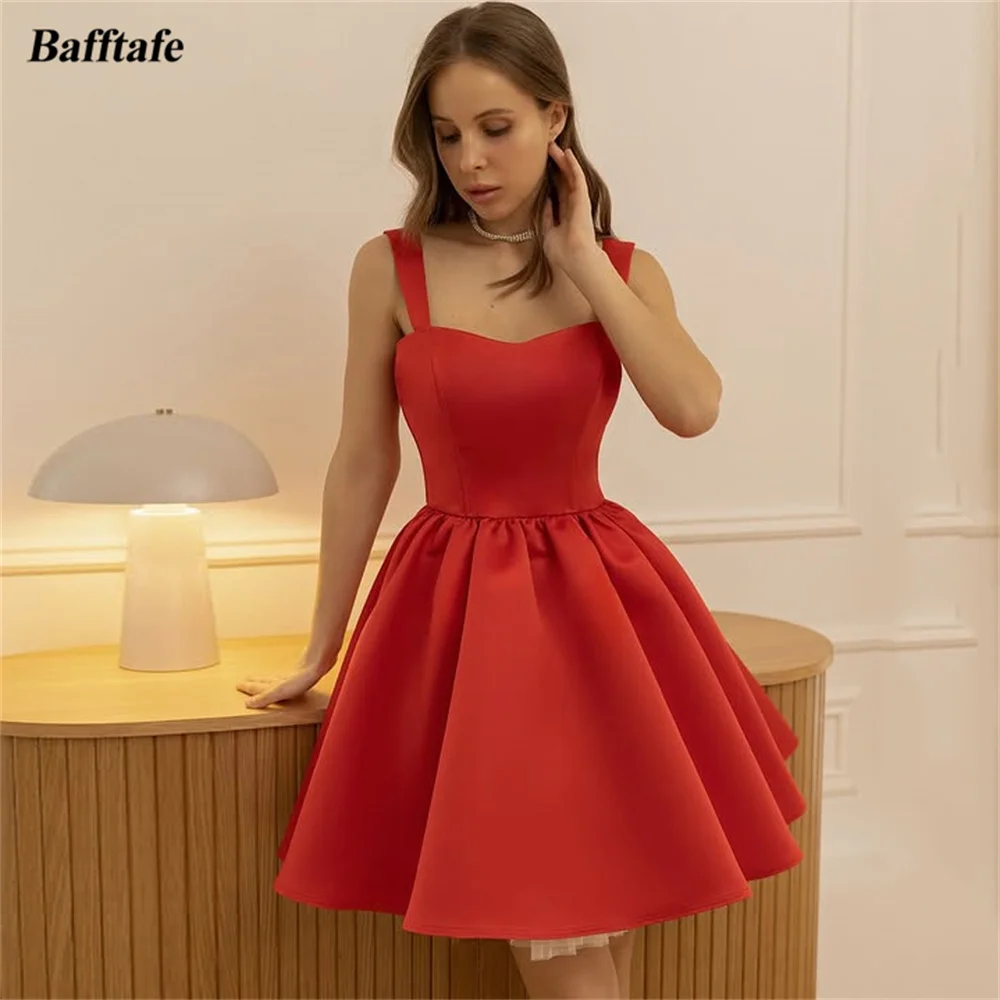 Bafftafe Red Satin Tulle Short Prom Dresses Customized Girl Homecoming Dress Women Special Occasion Party Graduation Gowns
Bafftafe Red Satin Tulle Short Prom Dresses Customized Girl Homecoming Dress Women Special Occasion Party Graduation Gowns