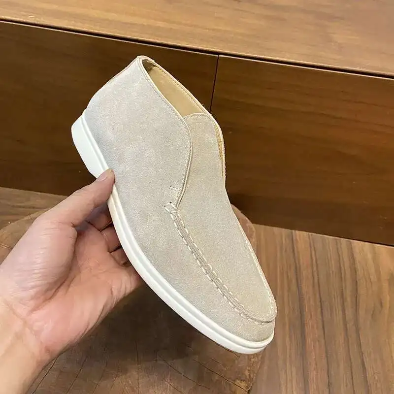 High-tops Women's Loafers Slip-on Shoes Retro Flat Ankle-length Boots Couple's Casual Shoes
High-tops Women's Loafers Slip-on Shoes Retro Flat Ankle-length Boots Couple's Casual Shoes